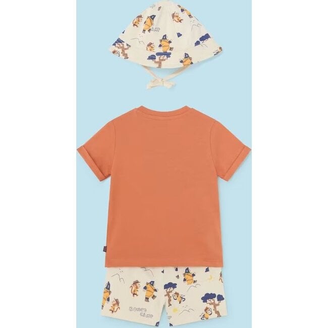 3pc Fun Print Outfit, Orange - Mixed Apparel Set - 5