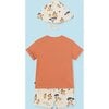 3pc Fun Print Outfit, Orange - Mixed Apparel Set - 5