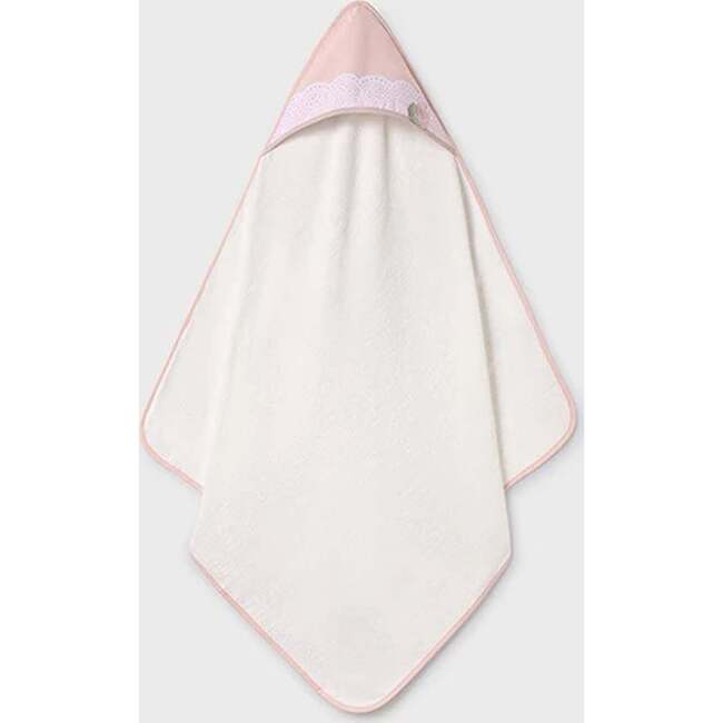 Hooded Cotton Towel, White