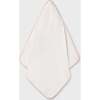 Hooded Cotton Towel, White - Towels - 2