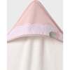 Hooded Cotton Towel, White - Towels - 3