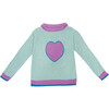 "Summer Love" Sweater, Lilac & Green Mint - Sweaters - 1 - thumbnail