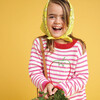 "Strawberry" Sweater, Off White & Pink - Sweaters - 2