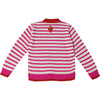 "Strawberry" Sweater, Off White & Pink - Sweaters - 3