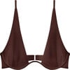 Women's Paloma Underwire Bikini Top, Espresso Terry Sheen - Two Pieces - 1 - thumbnail