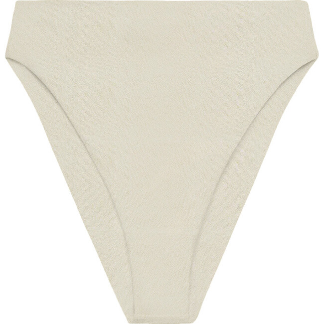 Women's Incline High Waist Bikini Bottom, Sandstone Terry Sheen