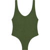 Women's Contour Sleeveless One-Piece Swimsuit, Terra Sheen - One Pieces - 1 - thumbnail