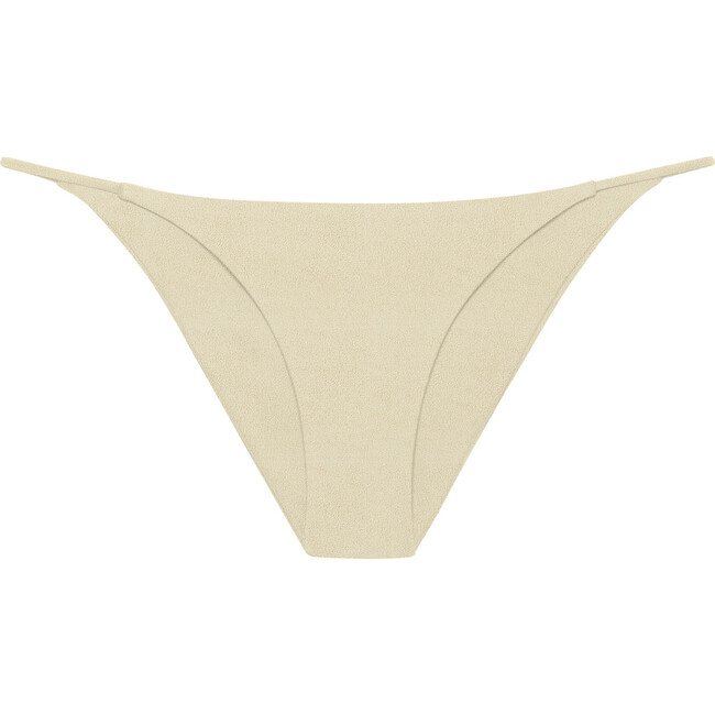Women's Bare Minimum Bikini Bottom, Sandstone Terry Sheen