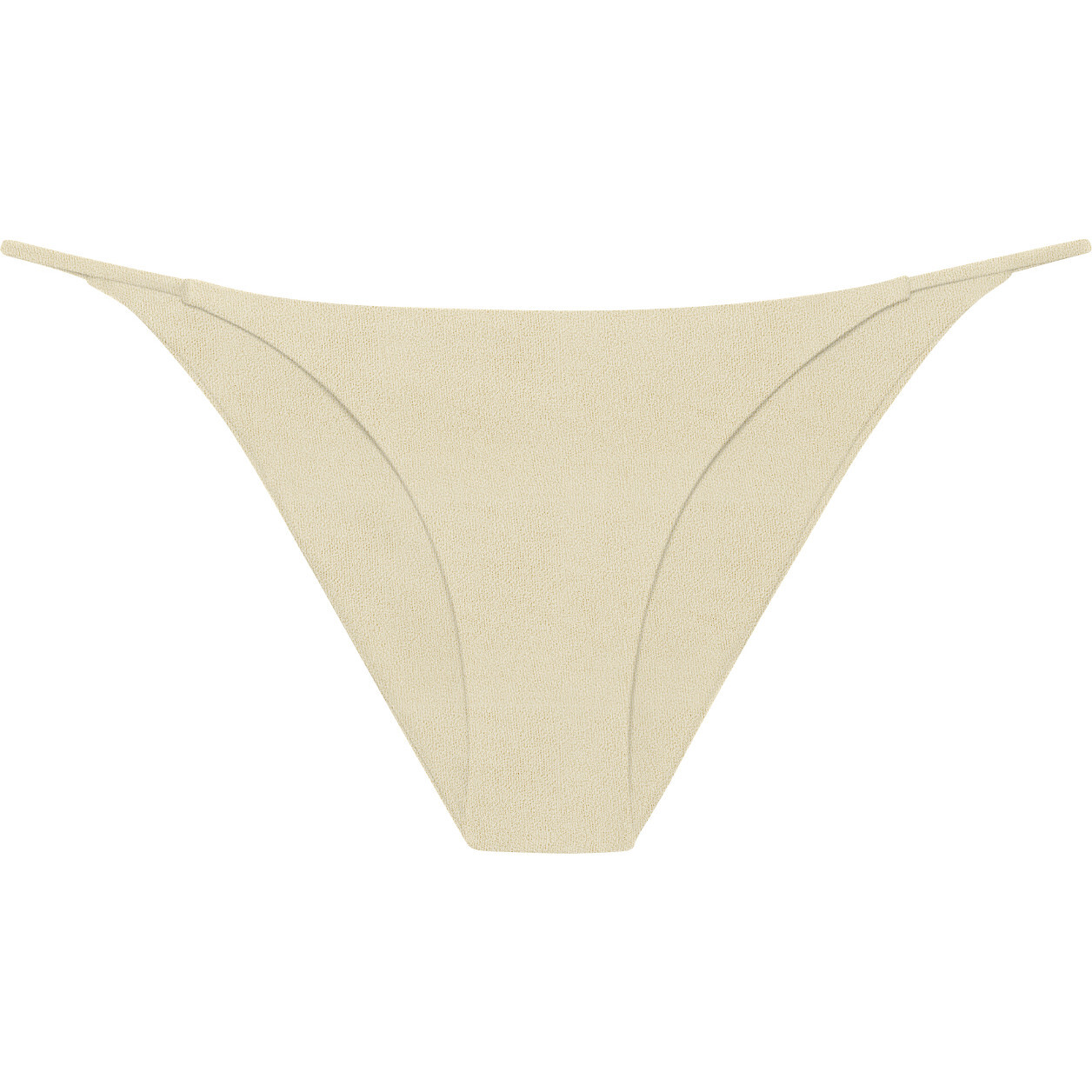 Women's Bare Minimum Bikini Bottom, Sandstone Terry Sheen - Two Pieces - 1