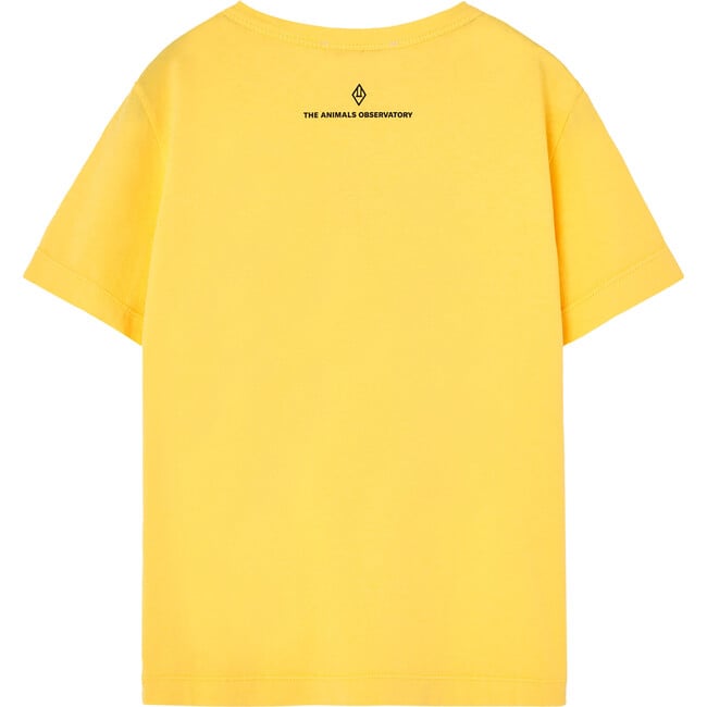 Rooster Kids Round Neck Regular Fit T-Shirt, Yellow - T-Shirts - 2