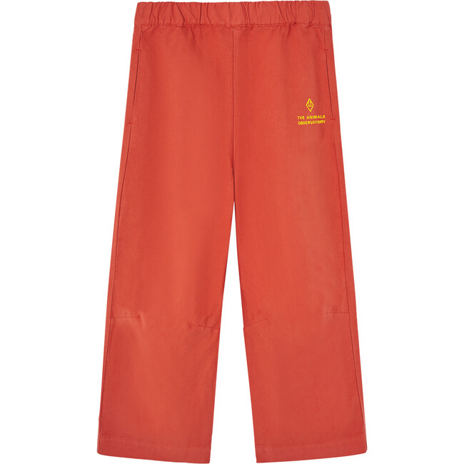 Elephant Kids Relaxed Fit Pants, Red