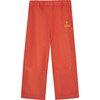 Elephant Kids Relaxed Fit Pants, Red - Pants - 1 - thumbnail