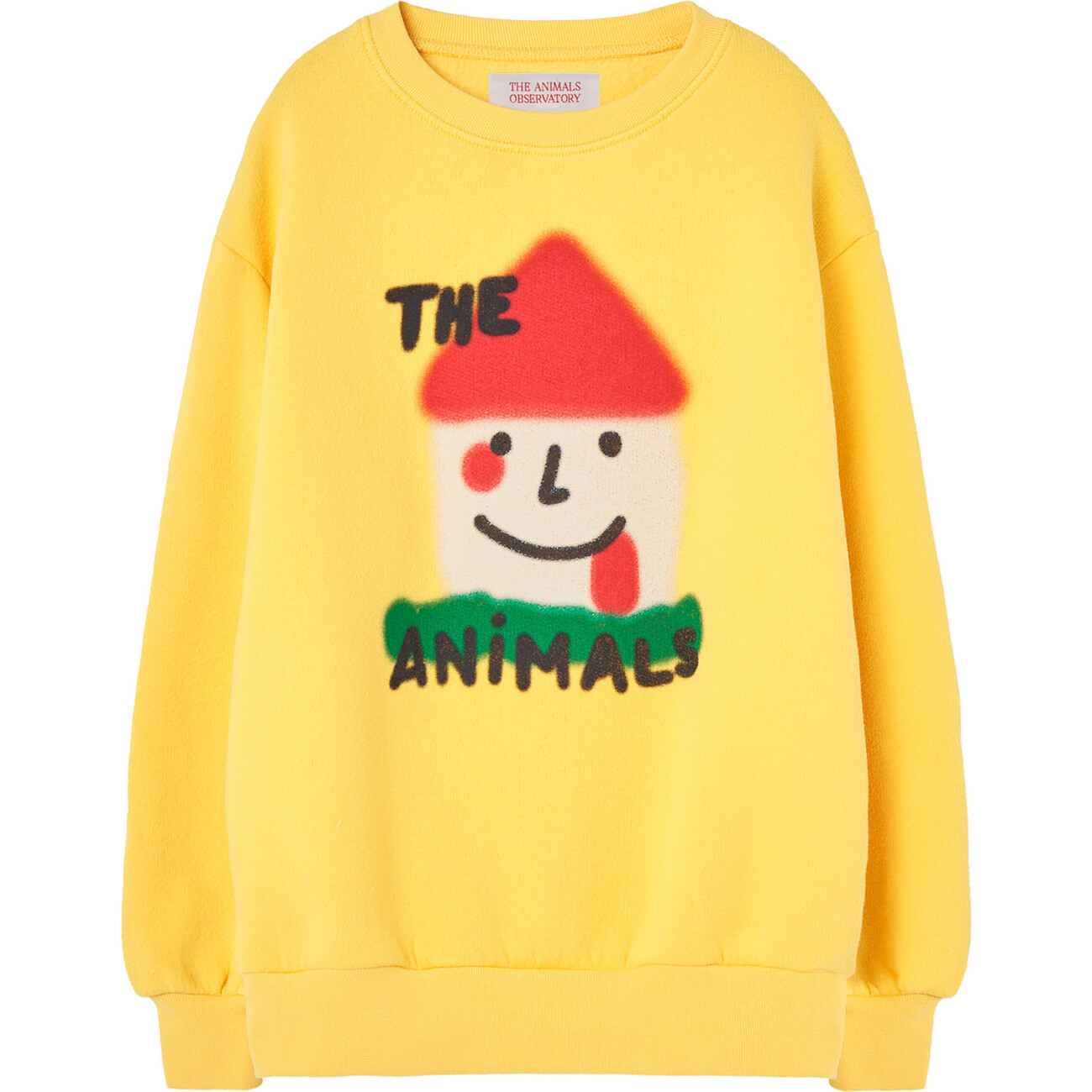 Bear Kids Round Neck Regular Fit Sweatshirt, Yellow - The