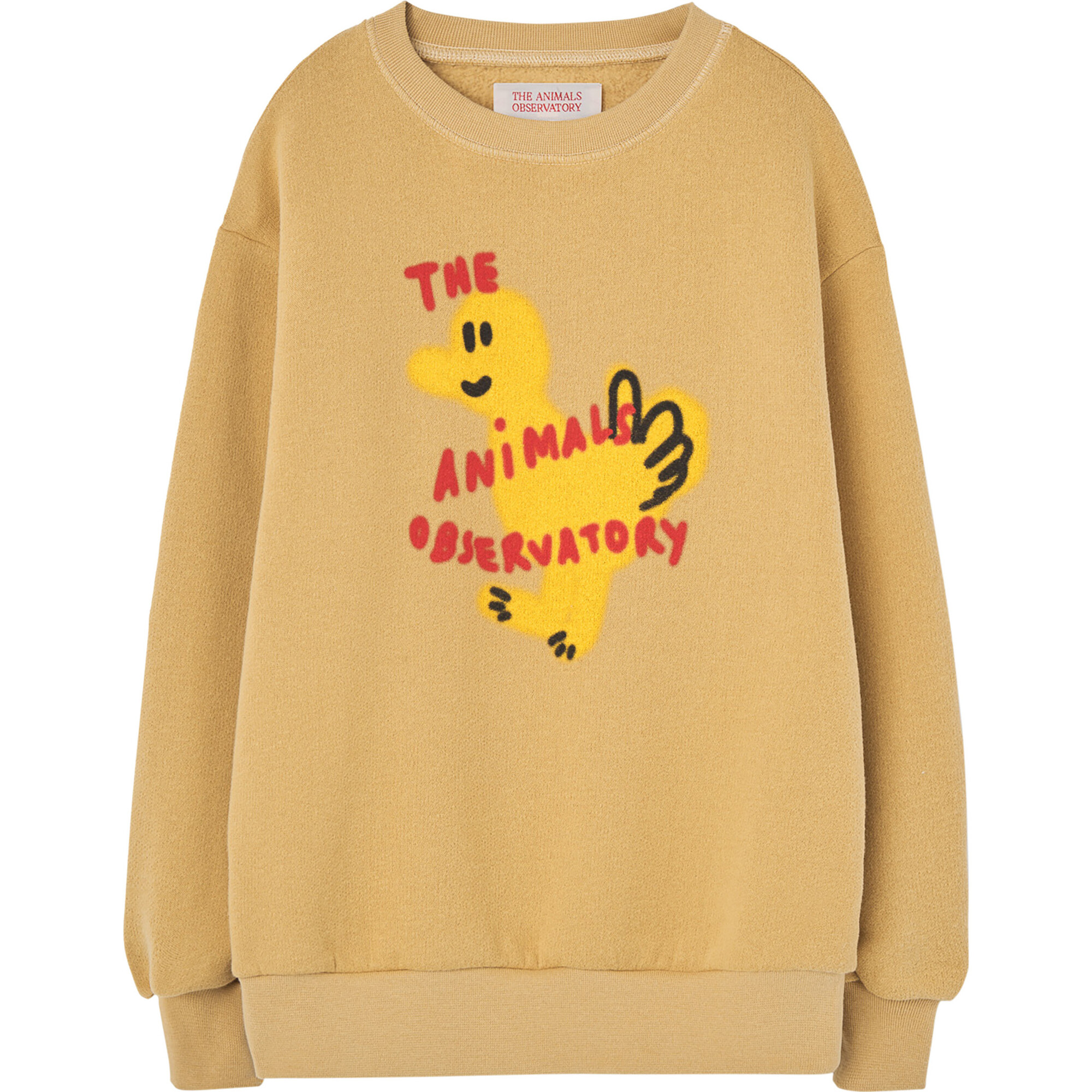 Bear Kids Round Neck Regular Fit Sweatshirt, Camel Brown - Sweatshirts - 1