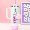 Water Bottle Charms, Floral Pink - Water Bottle Charms - 2