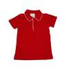 Boy's Pima Polo, Red - Polo Shirts - 1 - thumbnail