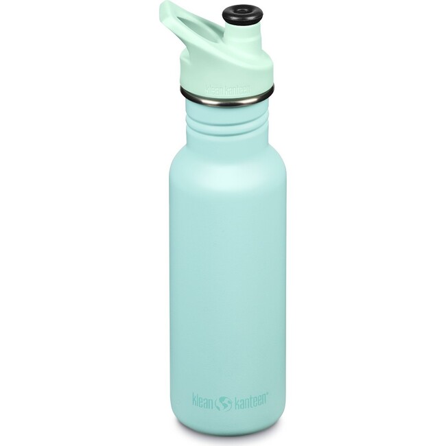 Classic 18oz Sport Cap Water Bottle, Pastel Turquoise
