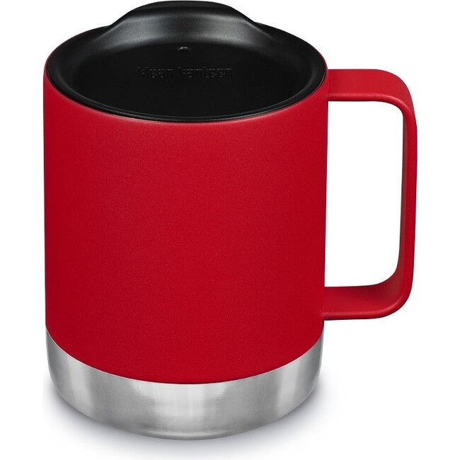 12oz Splash-Proof Lid Camp Mug, Red
