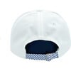 American Flag Baseball Hat, White - Hats - 8