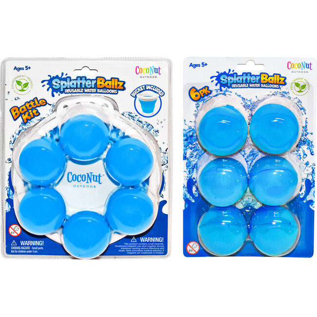 Reusable Water Balloons Ultimate Battle Kit 12pk - Blue