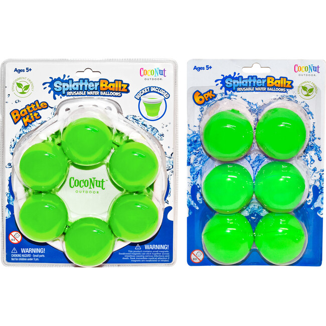 Reusable Water Balloons Ultimate Battle Kit 12pk - Orange