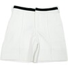 Alex White Shorts With Black Contrast Line - Shorts - 1 - thumbnail