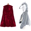 The LLRH Cape and Wolf Cape Bundle, 2pcs, Size 4-6 - Costumes - 1 - thumbnail