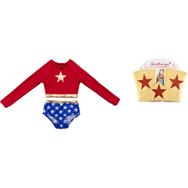 Superhero Wonder Girl Dress Up Bundle, 2pcs