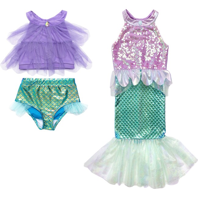 Mesmerizing Mermaid Dress Up & Swimsuit Bundle