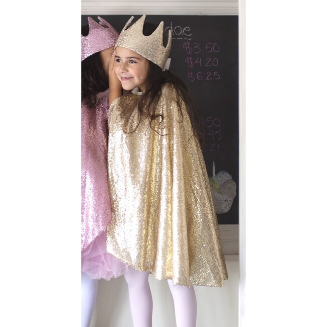 Deluxe Gold Sequins Dress Up Bundle, 3 pcs, Size 5-6 - Costumes - 3