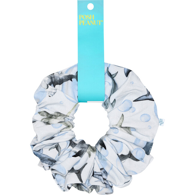 Sharkly Luxe Oversized Scrunchie, Blue
