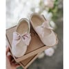 Amelia Bow Flat, Patent Taupe - Flats - 2