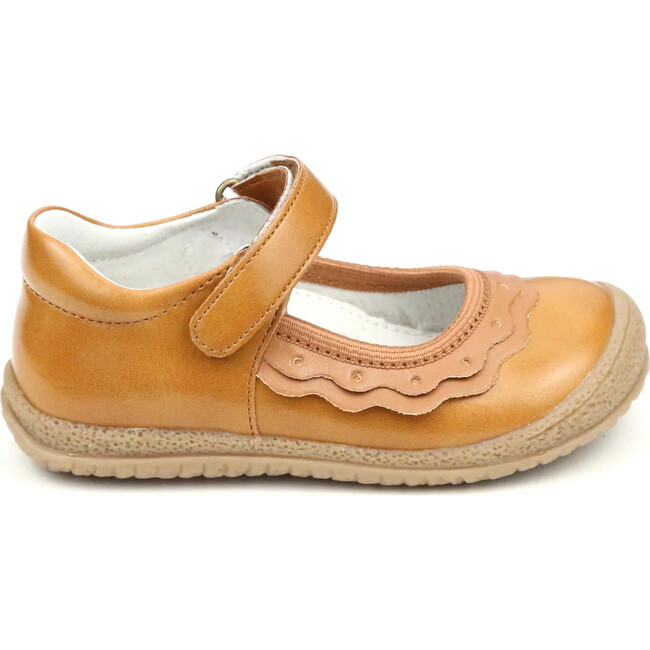 Paige Ruffle Mary Jane, Gold - Mary Janes - 2