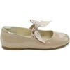 Amelia Bow Flat, Patent Taupe - Flats - 3