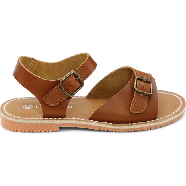 Olympia Buckled Sandal, Cognac - Sandals - 3