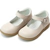 Chloe Classic Scalloped Leather Mary Jane, Almond - Mary Janes - 1 - thumbnail