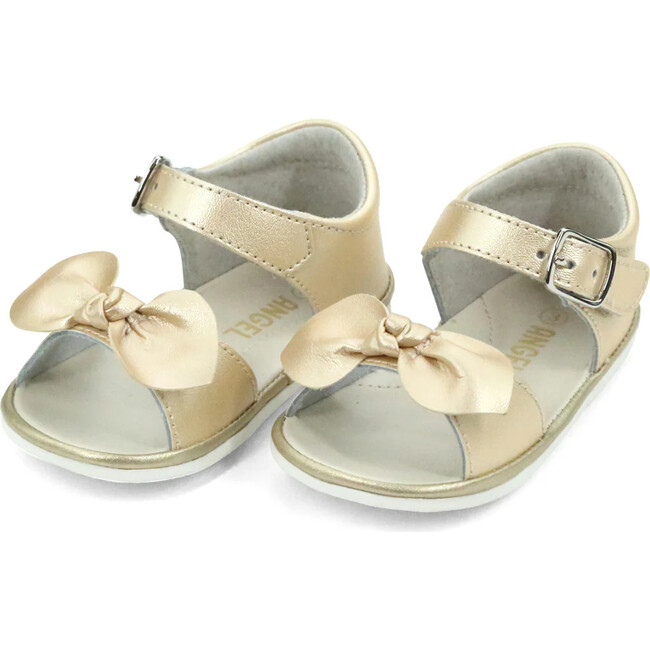 Jolie Bow Sandal (Baby), Champagne