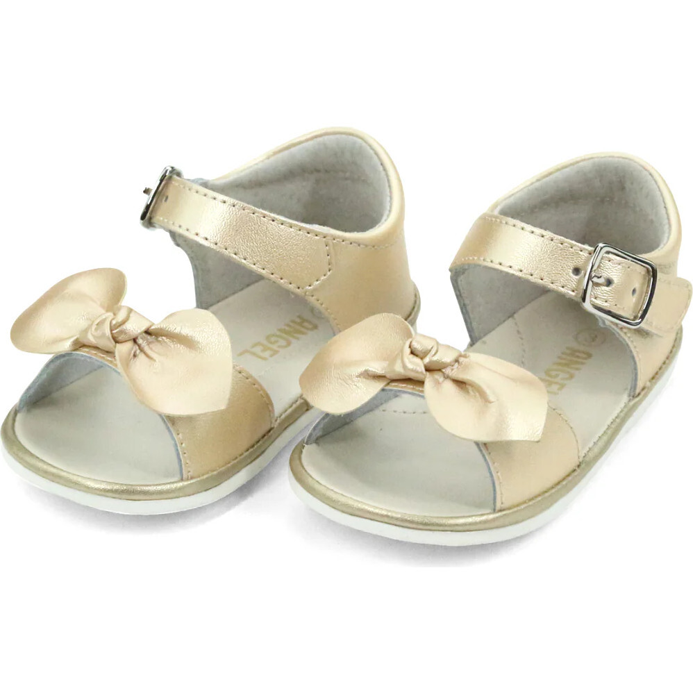 Jolie Bow Sandal (Baby), Champagne - Sandals - 1
