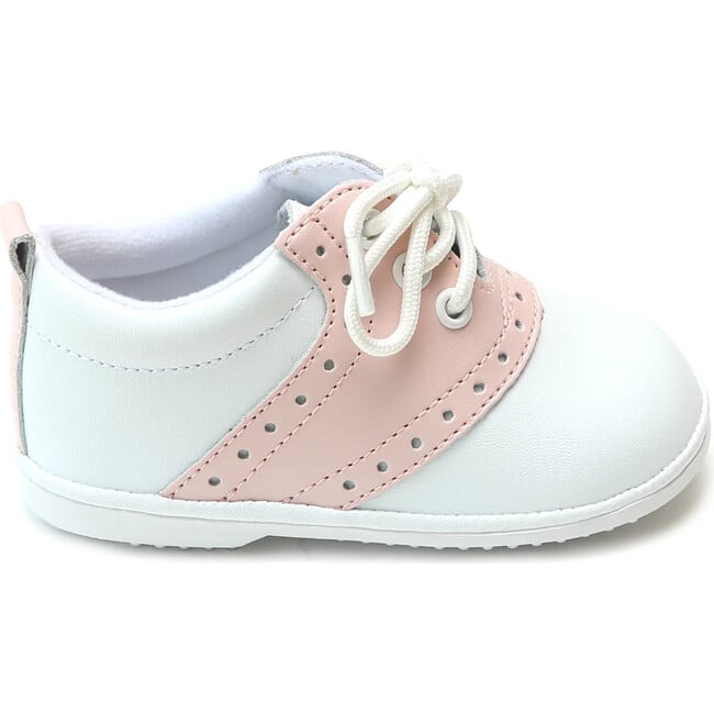 Addie Pink Saddle Oxford Shoe (Baby), Pink - Crib Shoes - 2