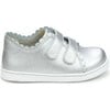 Caroline Scalloped Sneaker, Silver - Sneakers - 2