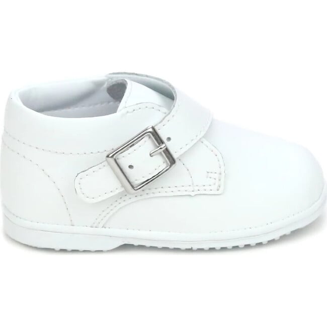 Finch Boy's Buckled Leather Boot (Baby), White - Booties - 3