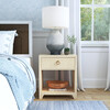 Bar Harbor Raffia 24 in. W 1 Drawer Nightstand, Natural - Nightstands - 7