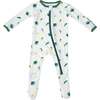 Zippered Footie, Tropical Palms - Footie Pajamas - 1 - thumbnail