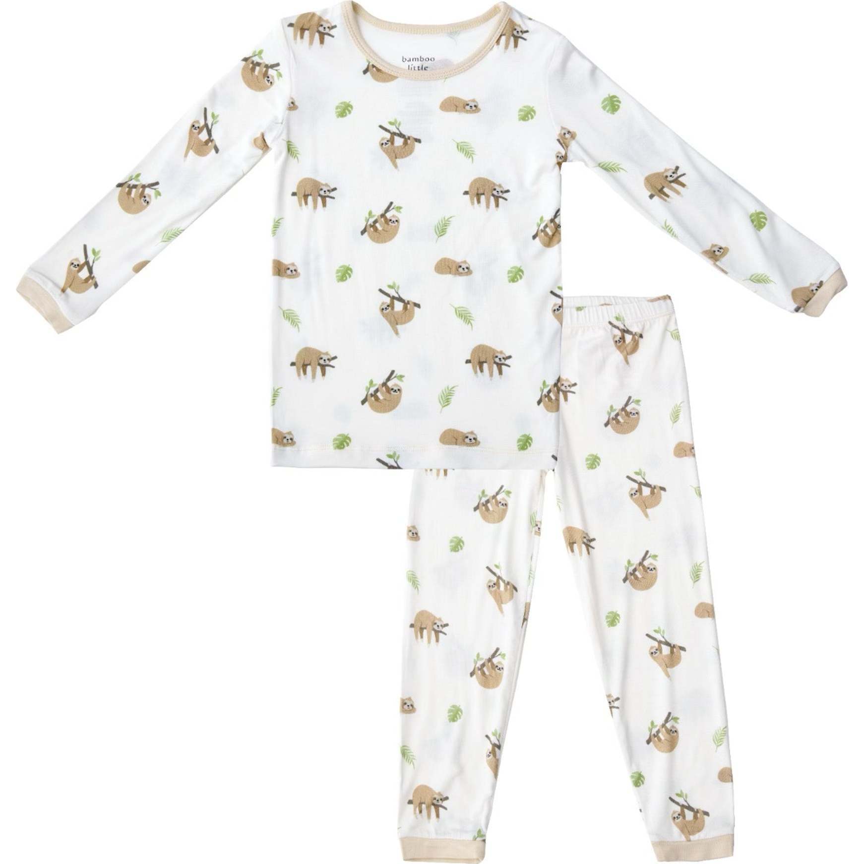 The Sleepy Sloth Yetti to Snuggle bamboo Zippy store pajamas nib nwt 2T