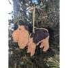 Hand Knit Alpaca Wool Bloodhound Dog Ornament - Ornaments - 2