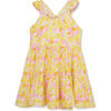 Sherbert Floral Dress, Yellow - Dresses - 1 - thumbnail