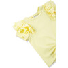 Tie Front Short Set, Yellow - Mixed Apparel Set - 3
