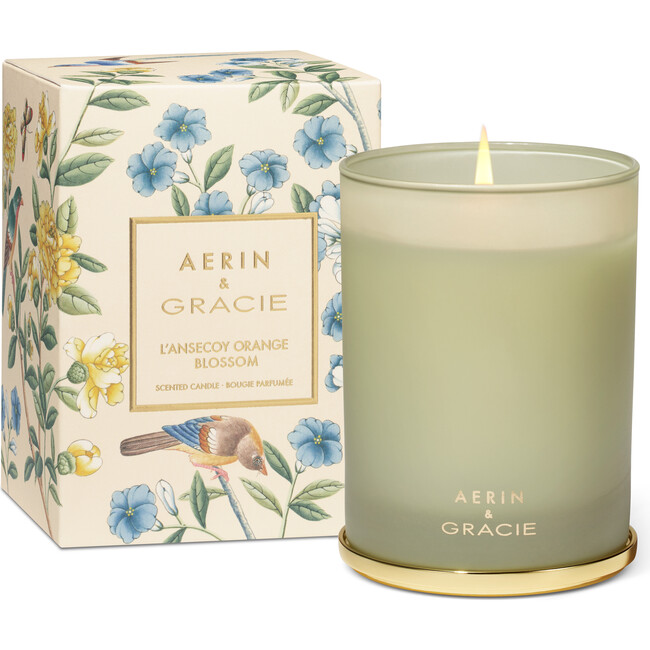 Aerin & Gracie L'Ansecoy Orange Blossom 9.5Oz Candle, Sage
