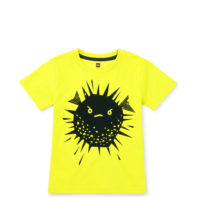 Puffer Fish Graphic Tee, Highlighter