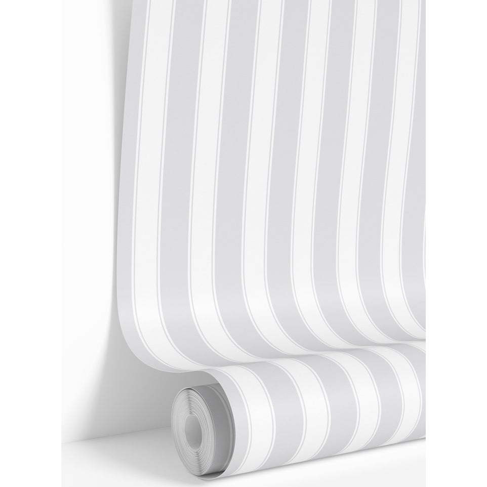 Light Grey Stripes Traditional Wallpaper - Wallpaper - 1